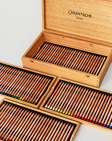 Caran d'Ache Luminance 6901 Wooden Box Set of 112