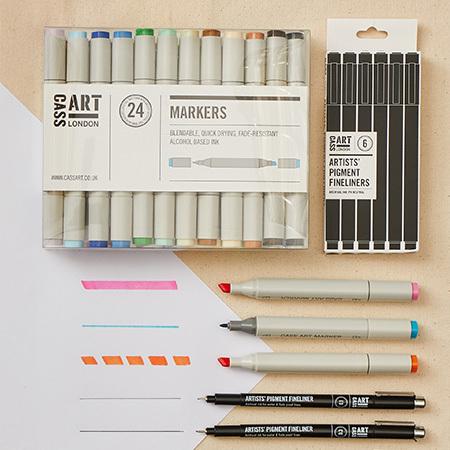 25% OFF CASS ART MARKERS & FINELINERS