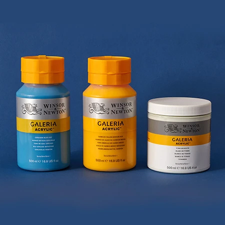 50% OFF RRP WINSOR & NEWTON GALERIA ACRYLIC 