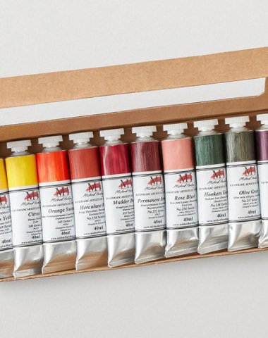 MICHAEL HARDING OIL PAINT WHITECHAPEL COLLECTION 40ML SET OF 10