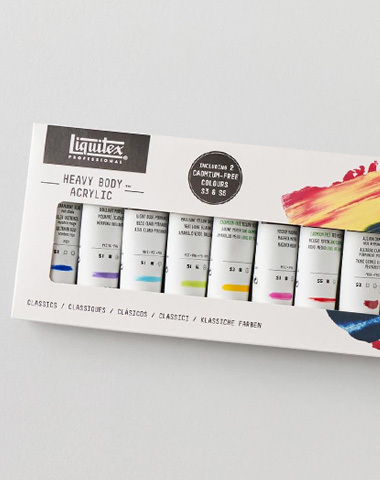 Liquitex Professional Heavybody Acrylic Classic Cass Exclusive 59ml Assorted Colours Set of 12