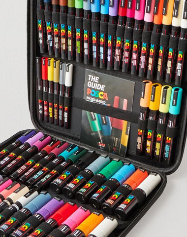 Posca Marker Case Assorted Colours Set of 54 Cass Art Exclusive