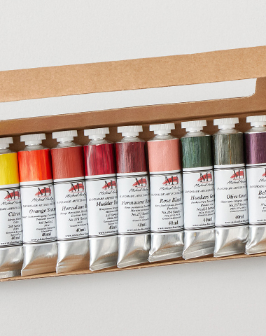 MICHAEL HARDING OIL PAINT WHITECHAPEL COLLECTION 40ML SET OF 10