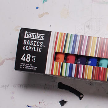 Liquitex Basics Acrylic Paint Set of 48 22ml