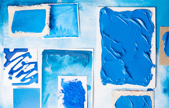 Cerulean Blue, Traditional Paint