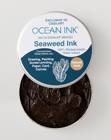 Ocean Ink Seaweed Ink 100g Natural Gold