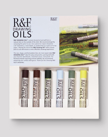R&F Drawing Oils 12ml Set of 6 Landscape