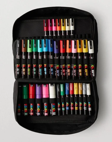 Posca Marker Case Assorted Colours Set of 64