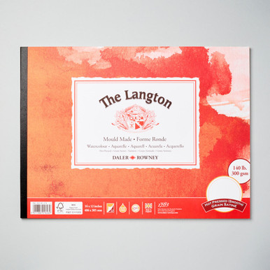 Daler-Rowney The Langtoloc de papier pressé à froid 300 g-m² 14,7 x 10