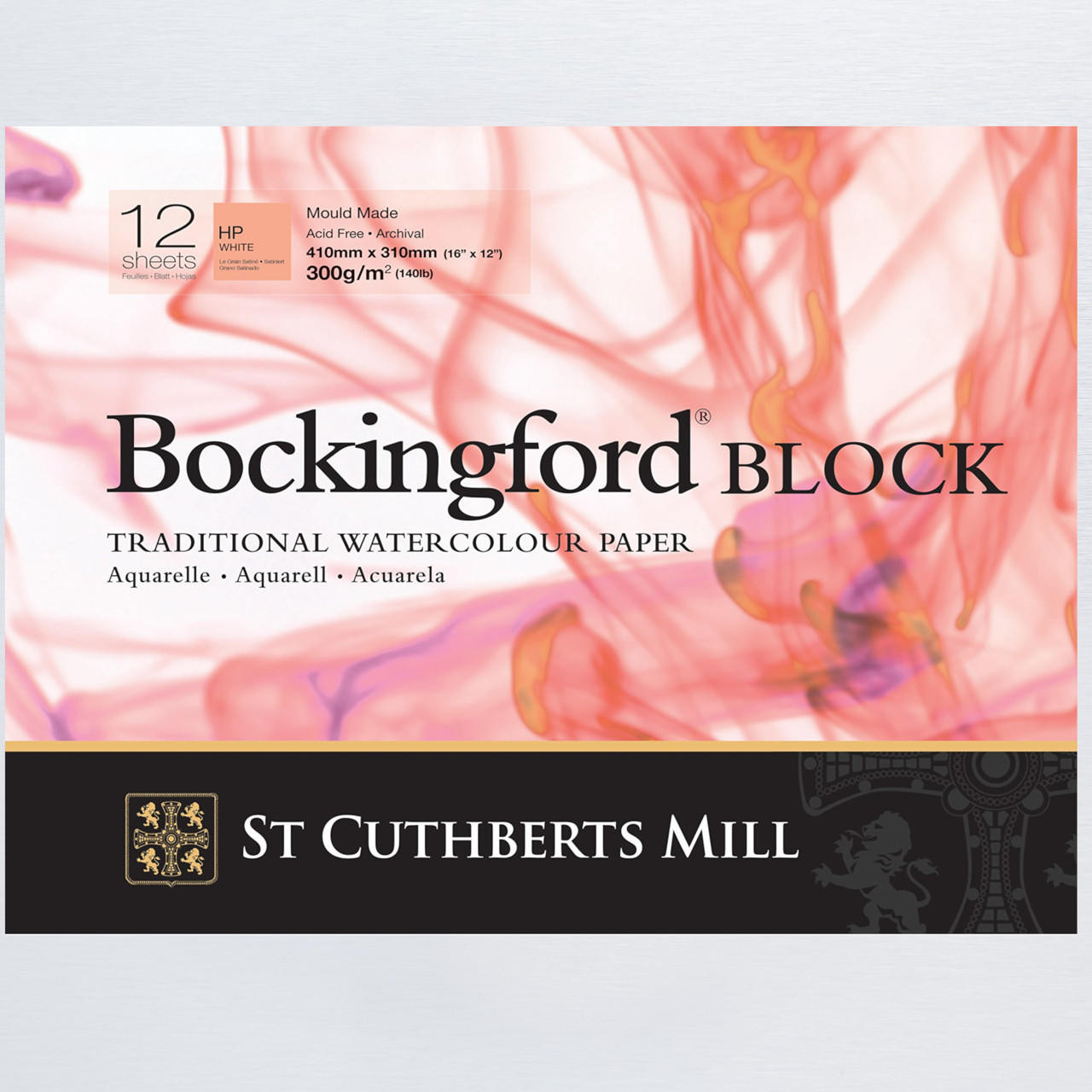 Bockingford Bockingford Watercolour Paper Block Hot Pressed 300gsm 12 Sheets