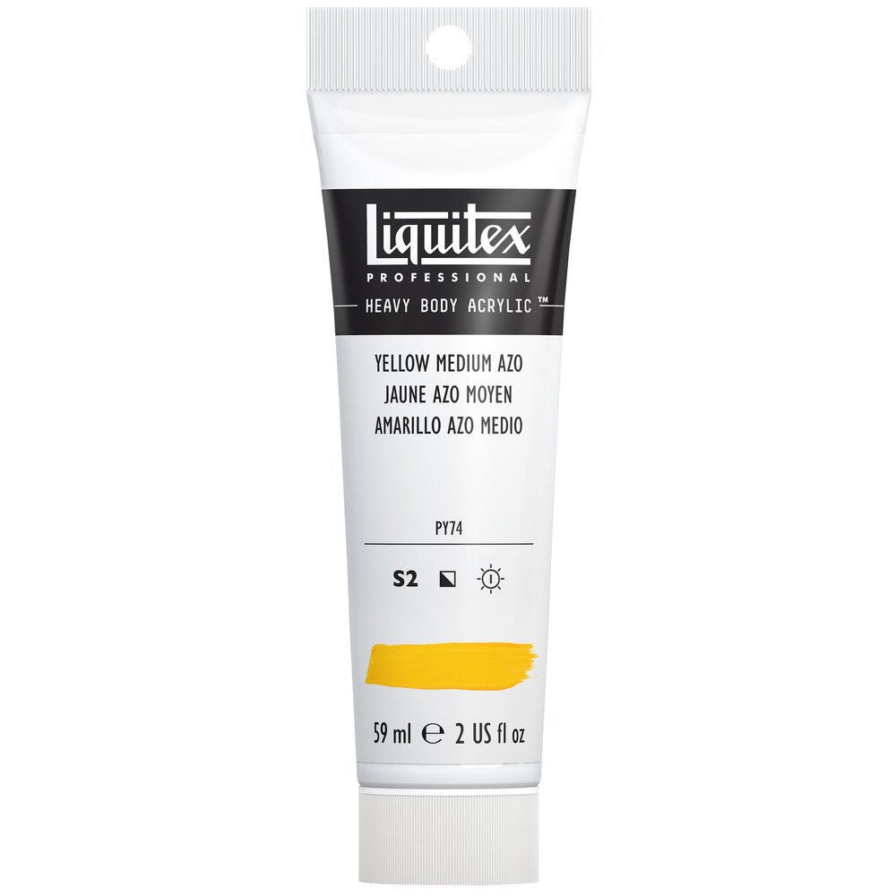 Liquitex Heavy Body Acrylic 59ml 412 Yellow Medium Azo