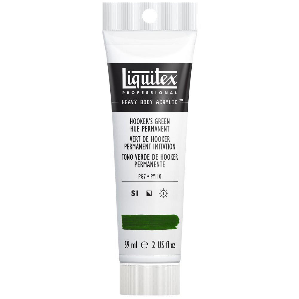 Liquitex Heavy Body Acrylic 59ml 224 Hooker’s Green Hue Permanent