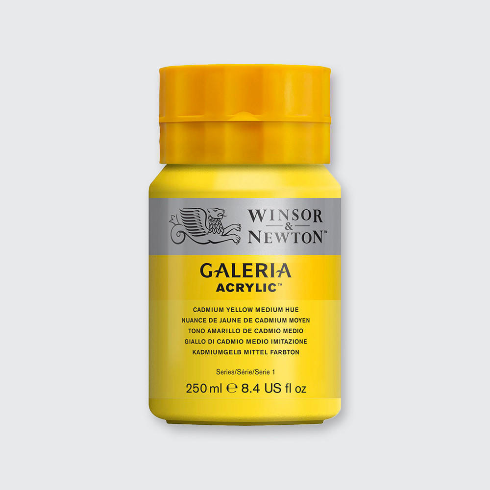 Winsor & Newton Galeria Acrylic Pot 250ml Cadmium Yellow Medium Hue