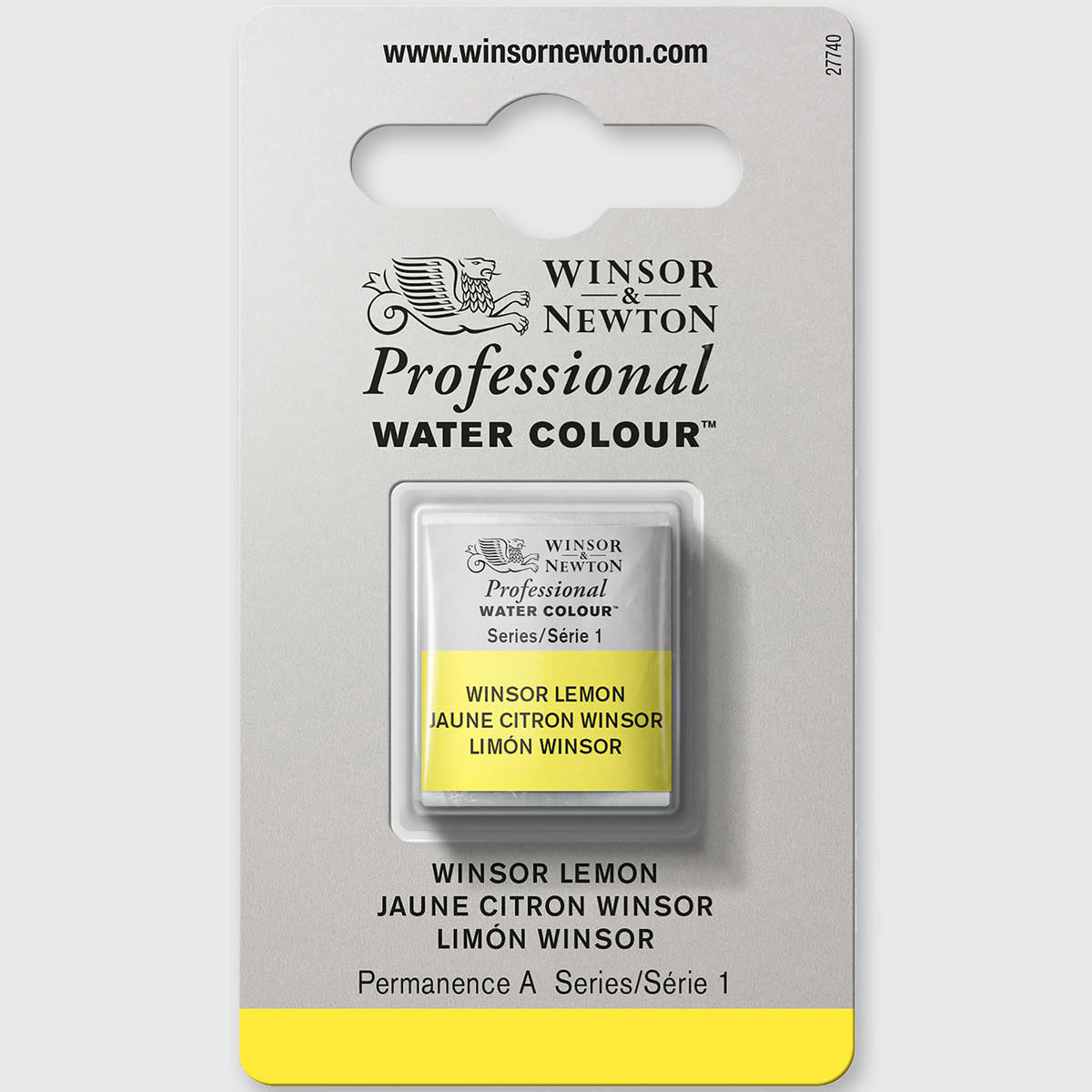Winsor & Newton Professional Water Colour Half Pan Winsor Lemon