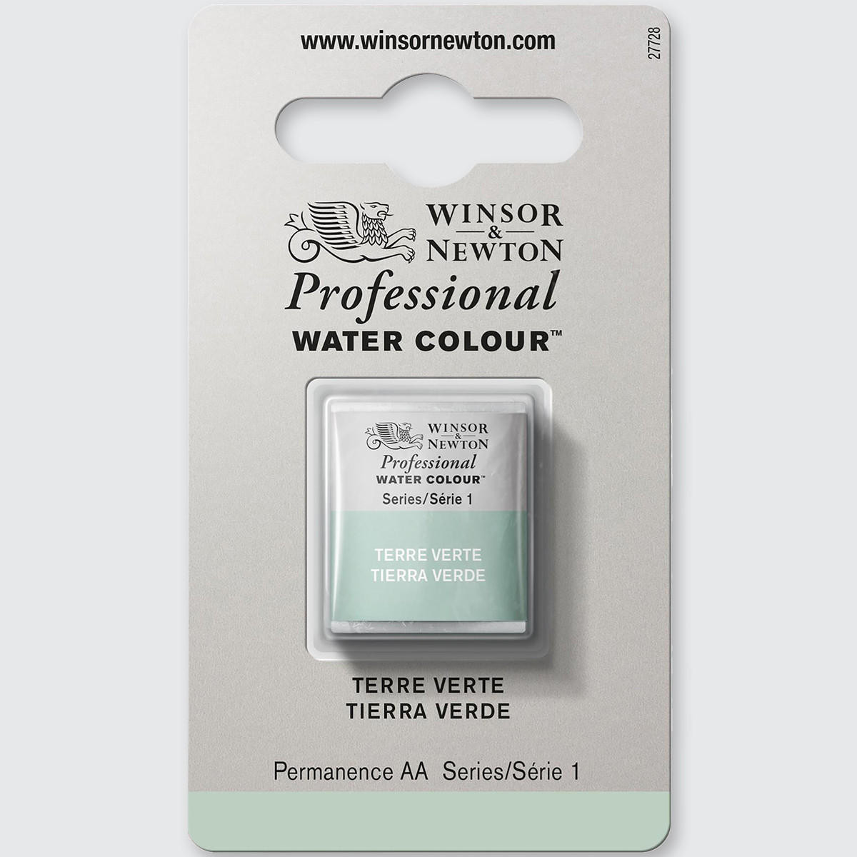 Winsor & Newton Professional Water Colour Half Pan Terre Verte