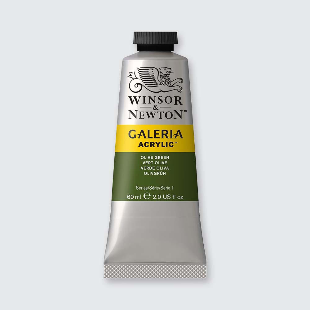 Winsor & Newton Galeria Acrylic Tube 60ml Olive Green