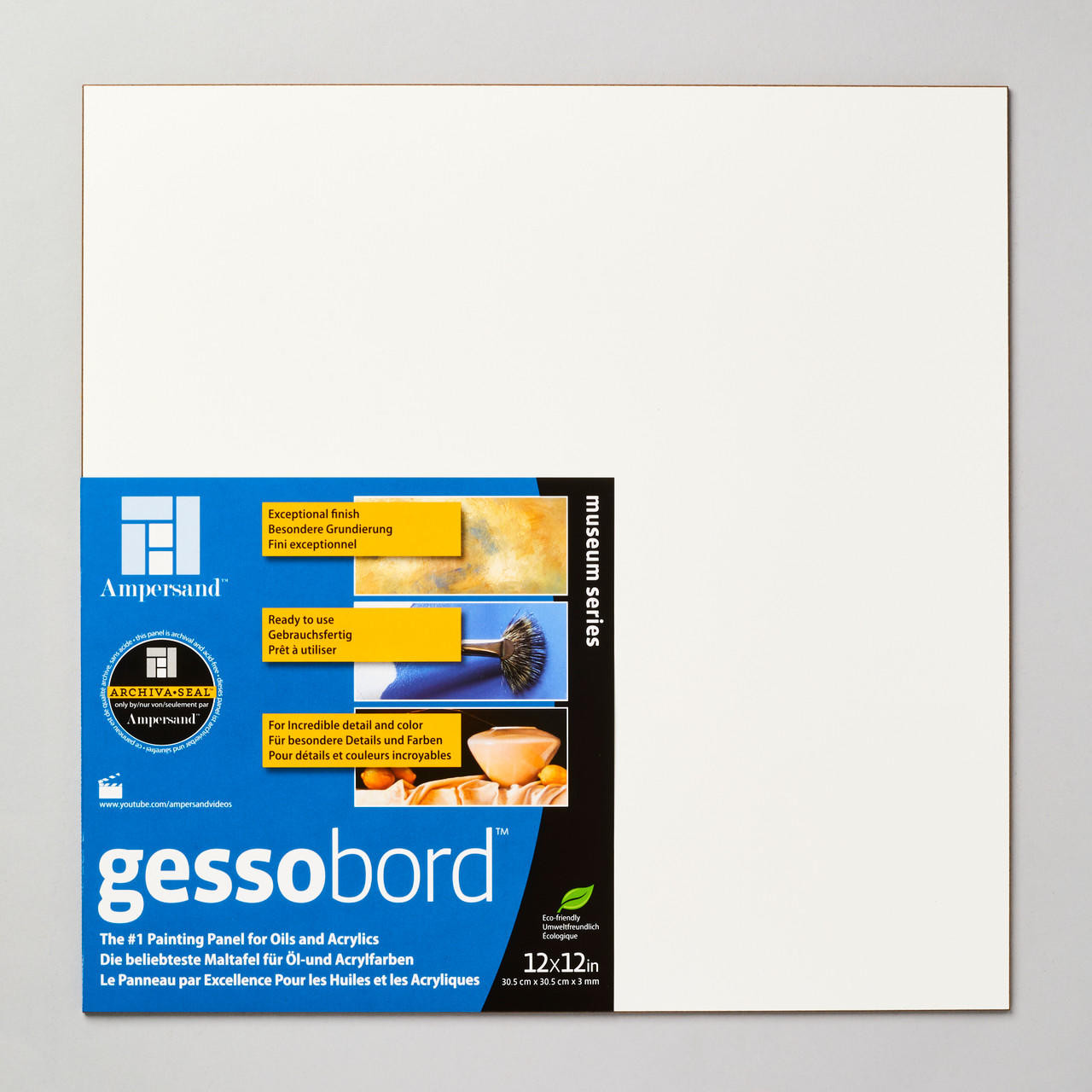 Ampersand Gessobord Panel 3mm Depth 30.5 x 30.5cm