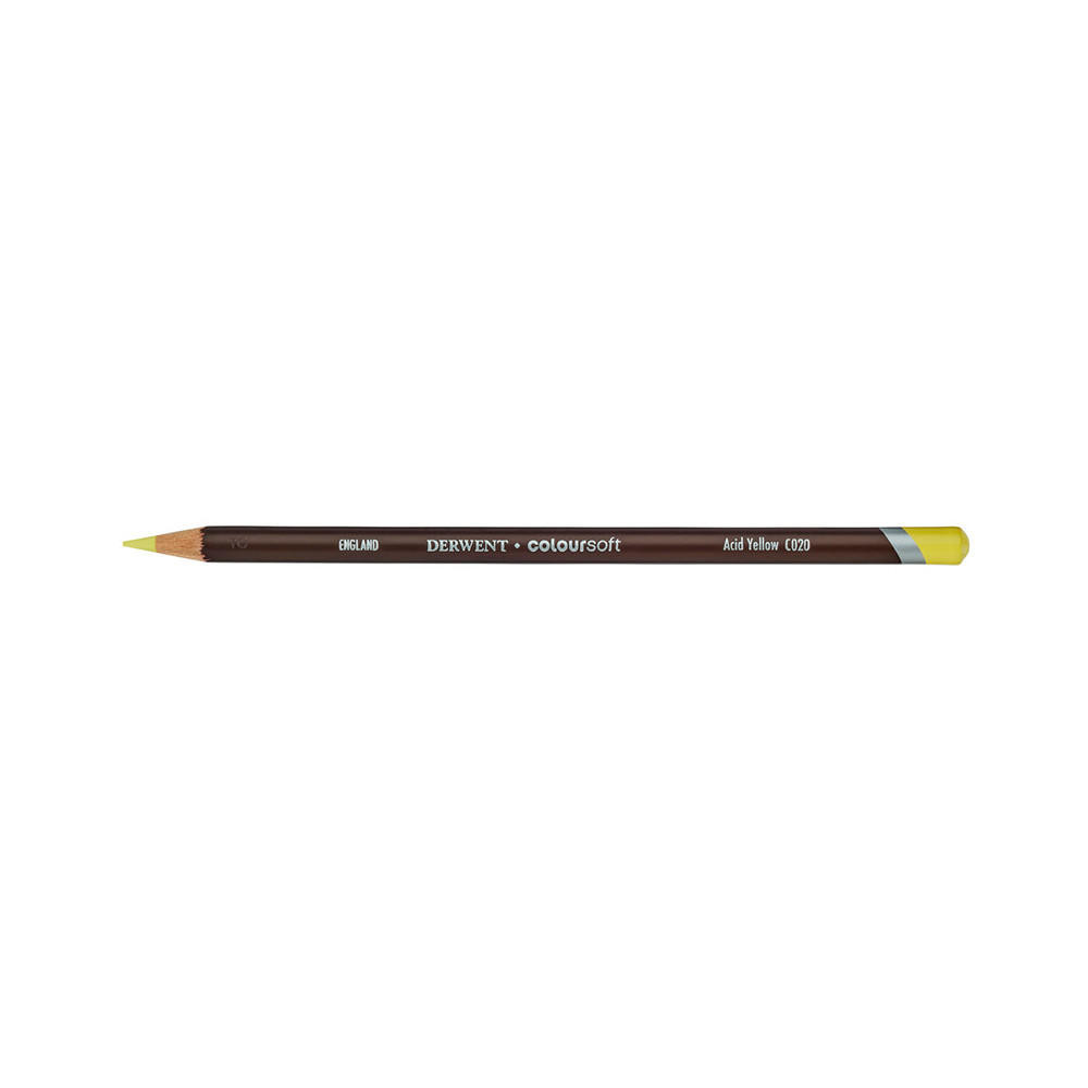 Derwent Coloursoft Pencil One Size Acid Yellow