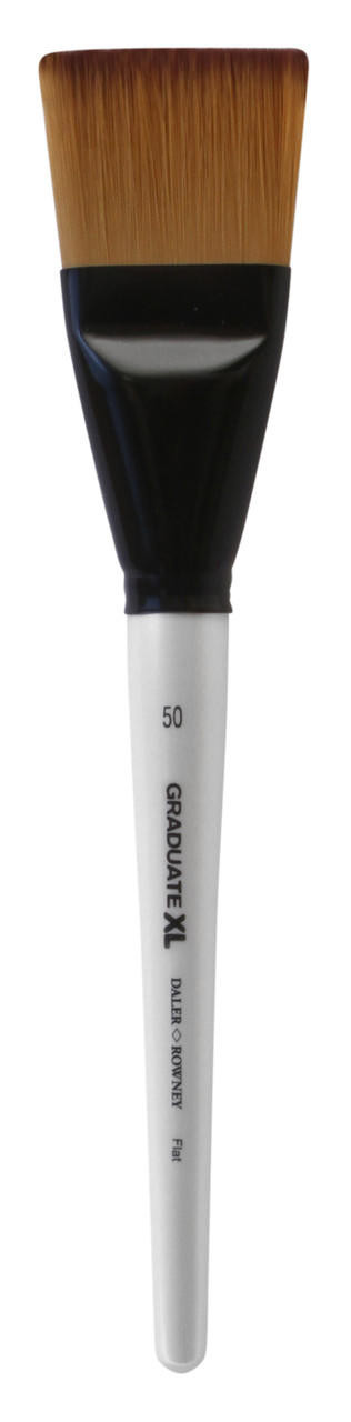 Daler Rowney Graduate XL Extra Large Soft Synthetic Flat Brush 50