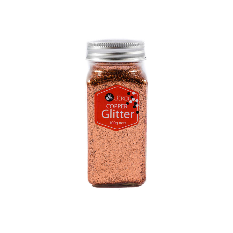 Jakar Glitter Jar 100g 100g Copper