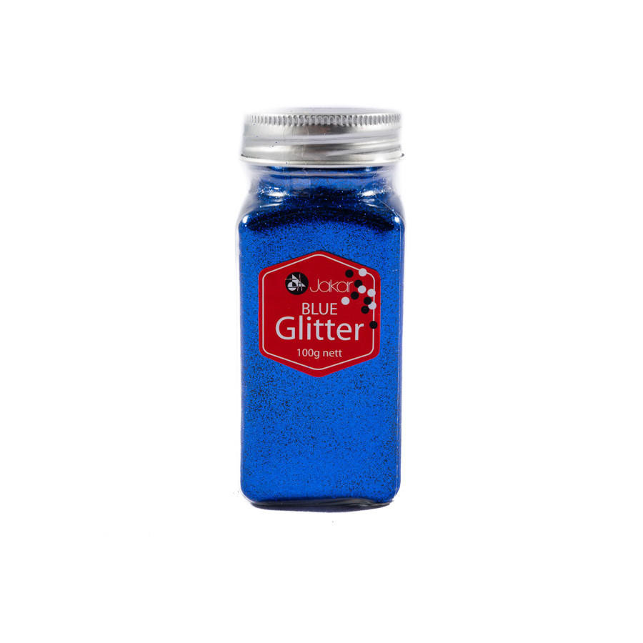 Jakar Glitter Jar 100g 100g Blue