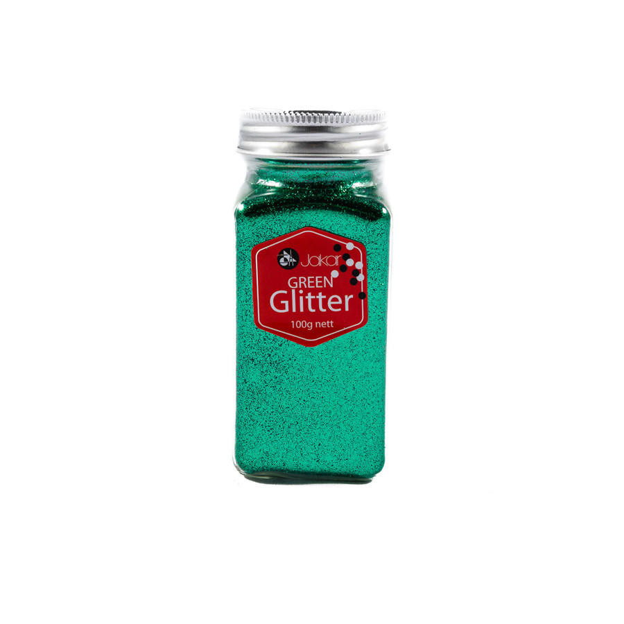 Jakar Glitter Jar 100g 100g Green