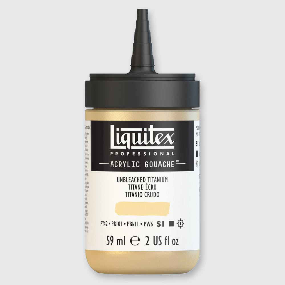 Liquitex Professional Acrylic Gouache Paint 59ml Unbleached Titanium