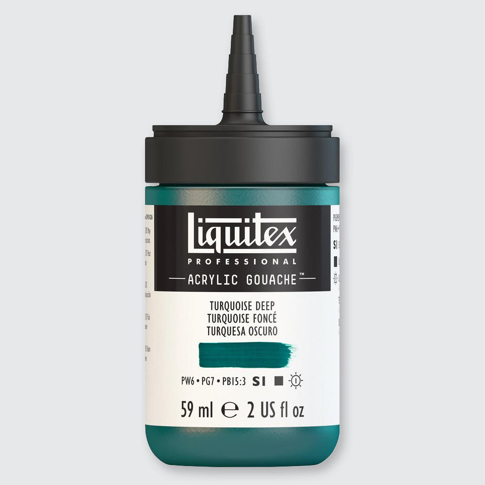 Liquitex Professional Acrylic Gouache Paint 59ml Turquoise Deep