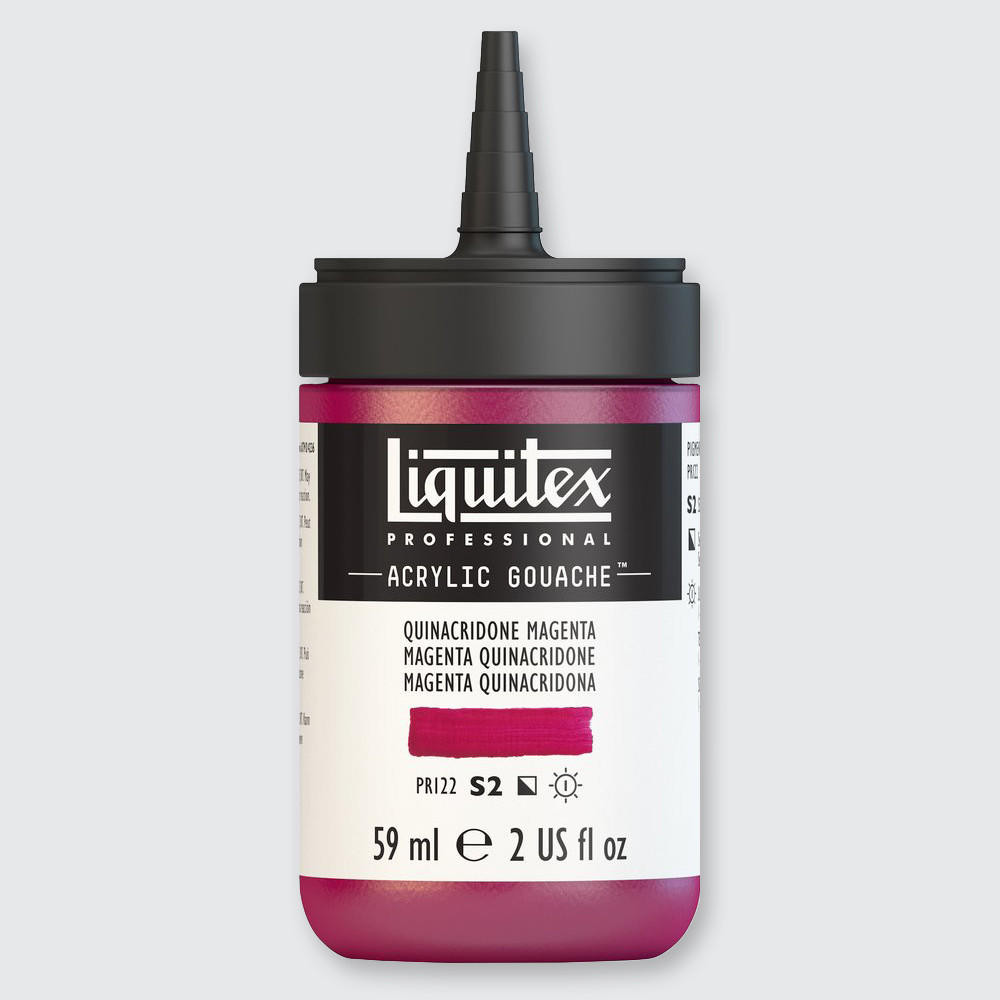 Liquitex Professional Acrylic Gouache Paint 59ml Quinacridone Magenta