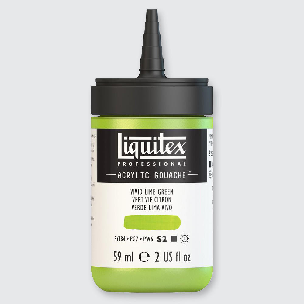 Liquitex Professional Acrylic Gouache Paint 59ml Vivid Lime Green