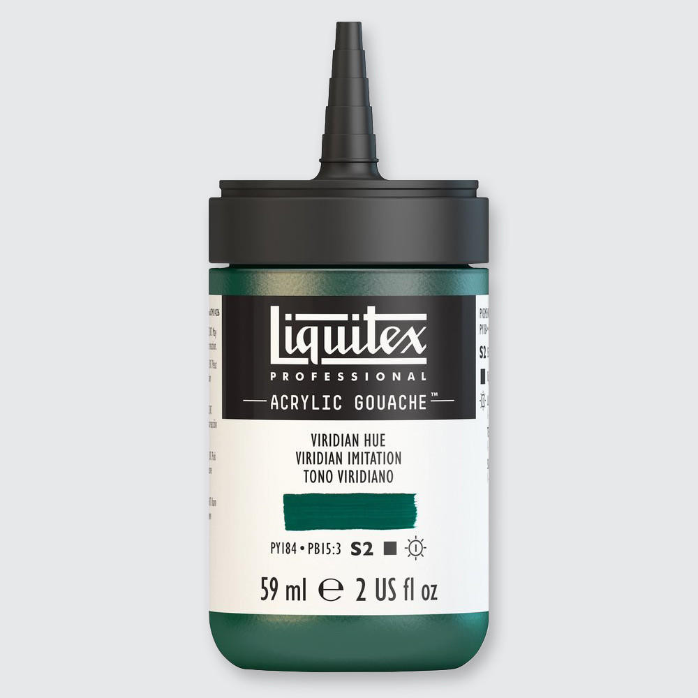 Liquitex Professional Acrylic Gouache Paint 59ml Viridian Hue