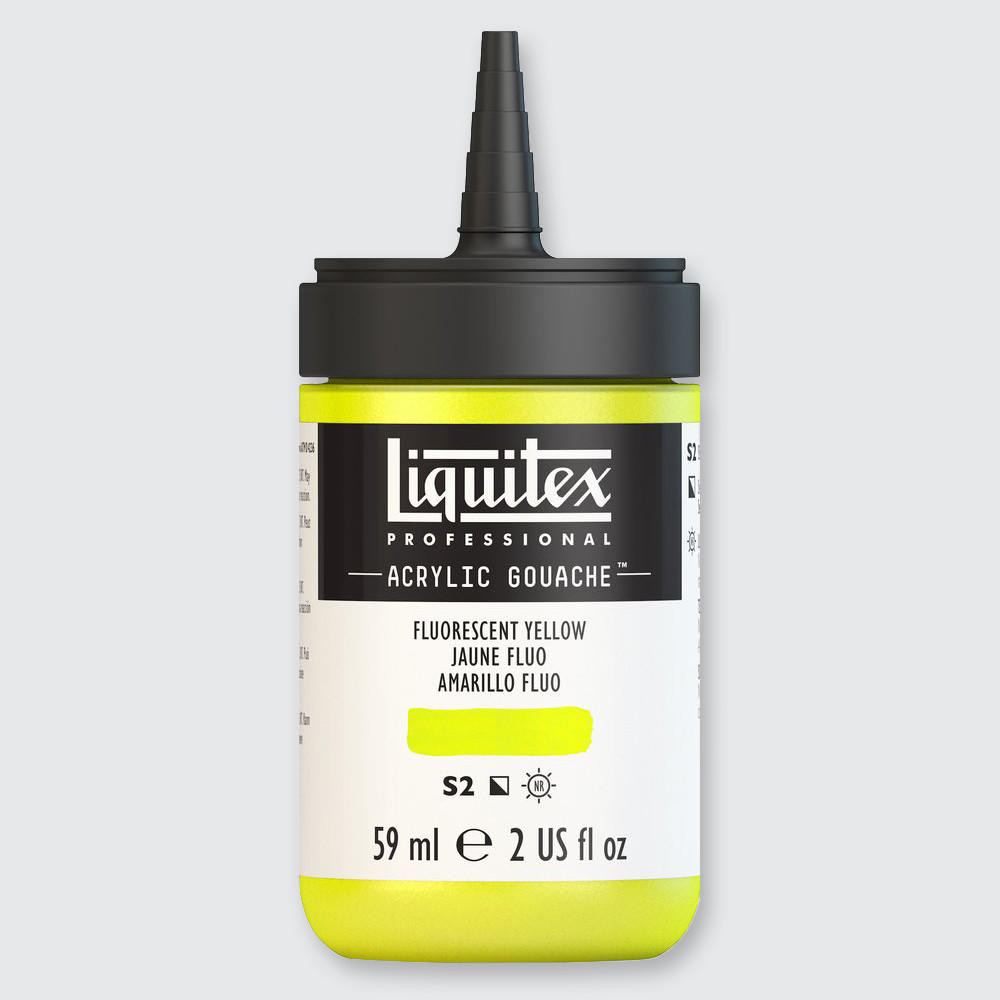Liquitex Professional Acrylic Gouache Paint 59ml Fluorescent Yellow