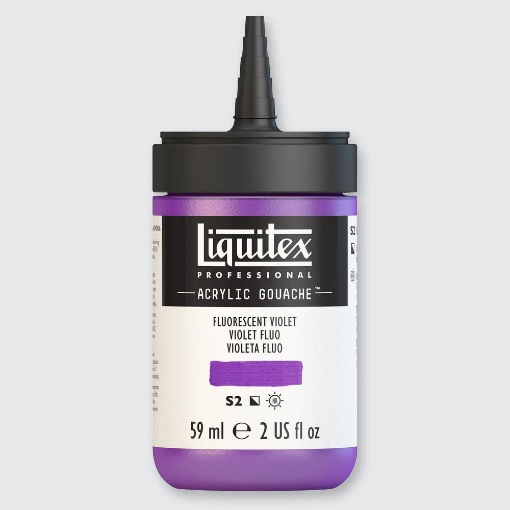 Liquitex Professional Acrylic Gouache Paint 59ml Fluorescent Violet