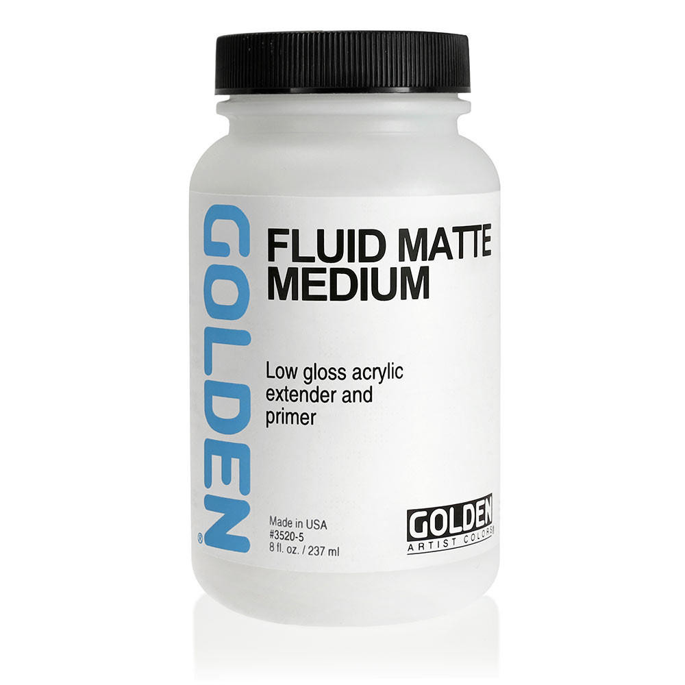 Golden Fluid Matte Medium 237ml