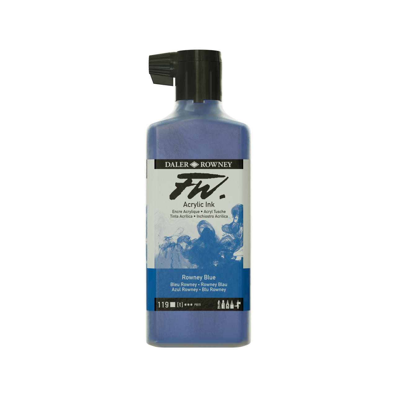 Daler Rowney FW Acrylic Artist Ink 180ml Rowney Blue