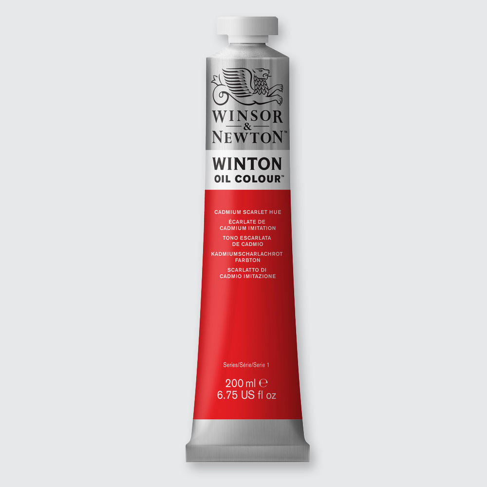 Winsor & Newton Winton Oil Colour 200ml Cadmium Scarlet Hue