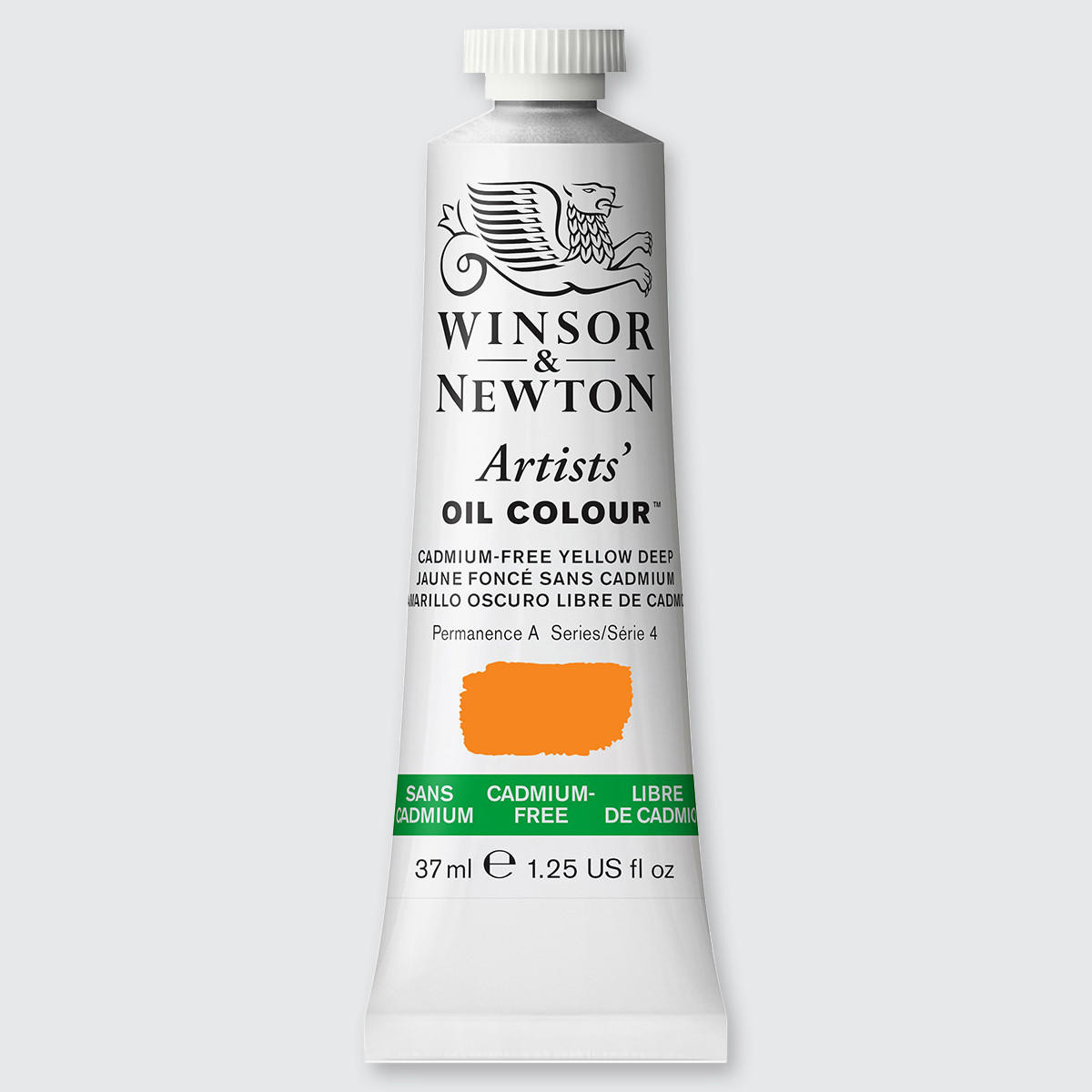 Winsor & Newton Artists’ Oil Colour 37ml Cadmium Free Yellow Deep