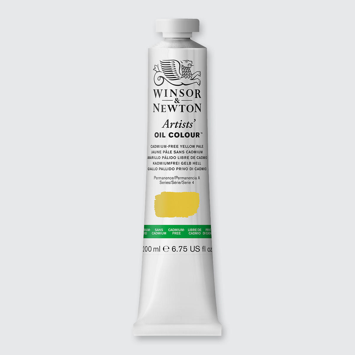 Winsor & Newton Artists’ Oil Colour 200ml Cadmium Free Yellow Pale