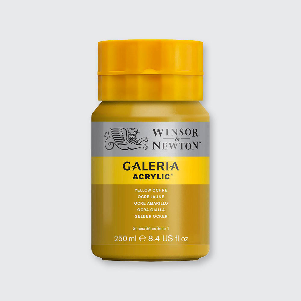 Winsor & Newton Galeria Acrylic Pot 250ml Yellow Ochre
