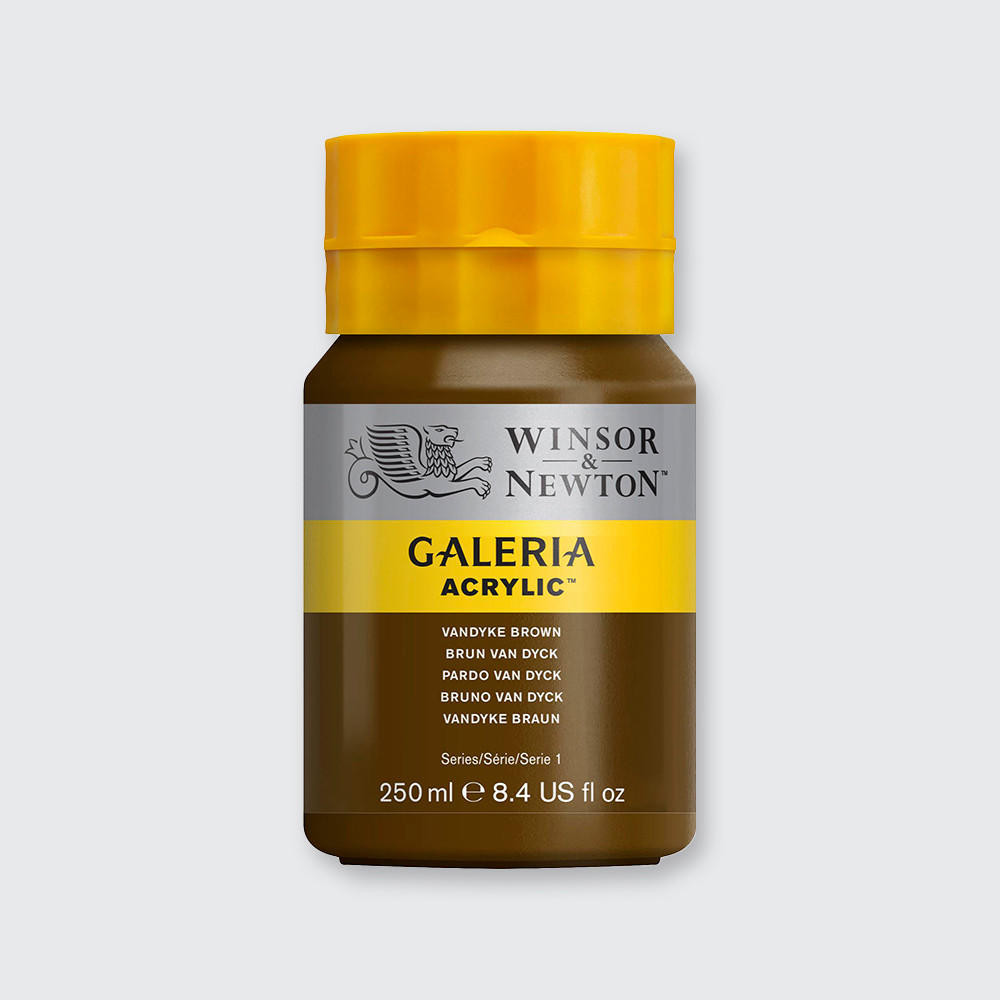 Winsor & Newton Galeria Acrylic Pot 250ml Vandyke Brown