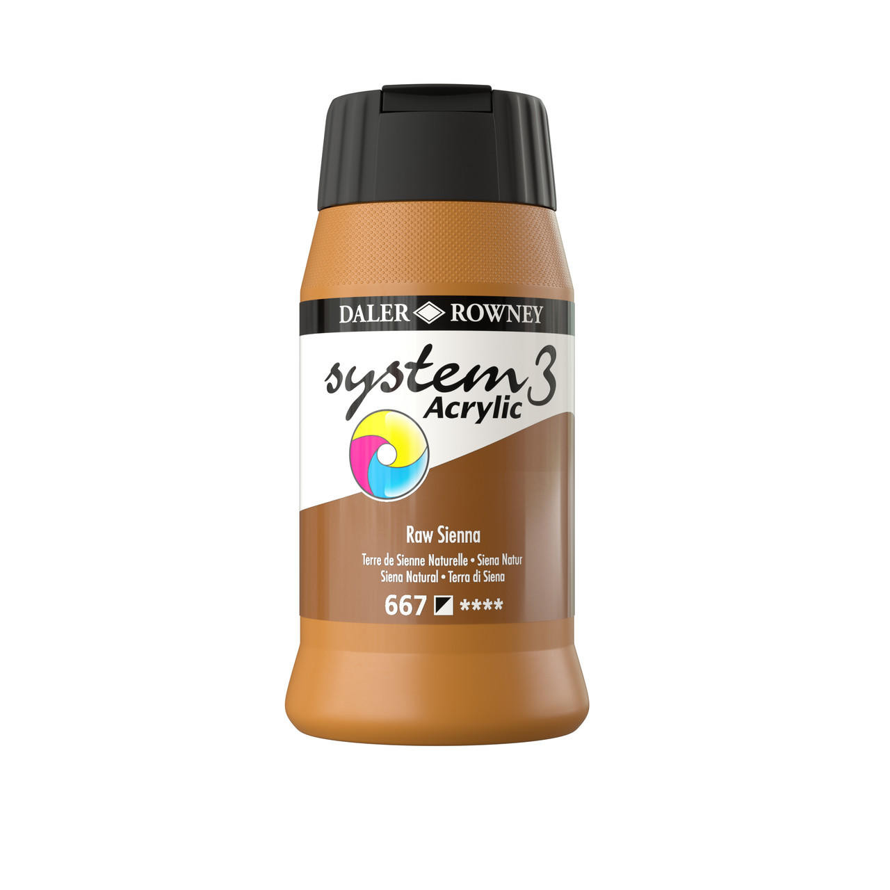 Daler Rowney System 3 Original 500ml Raw Sienna