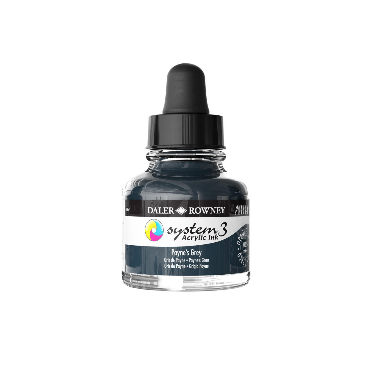 Daler Rowney System 3 Inks 29.5ml Payne’s Grey