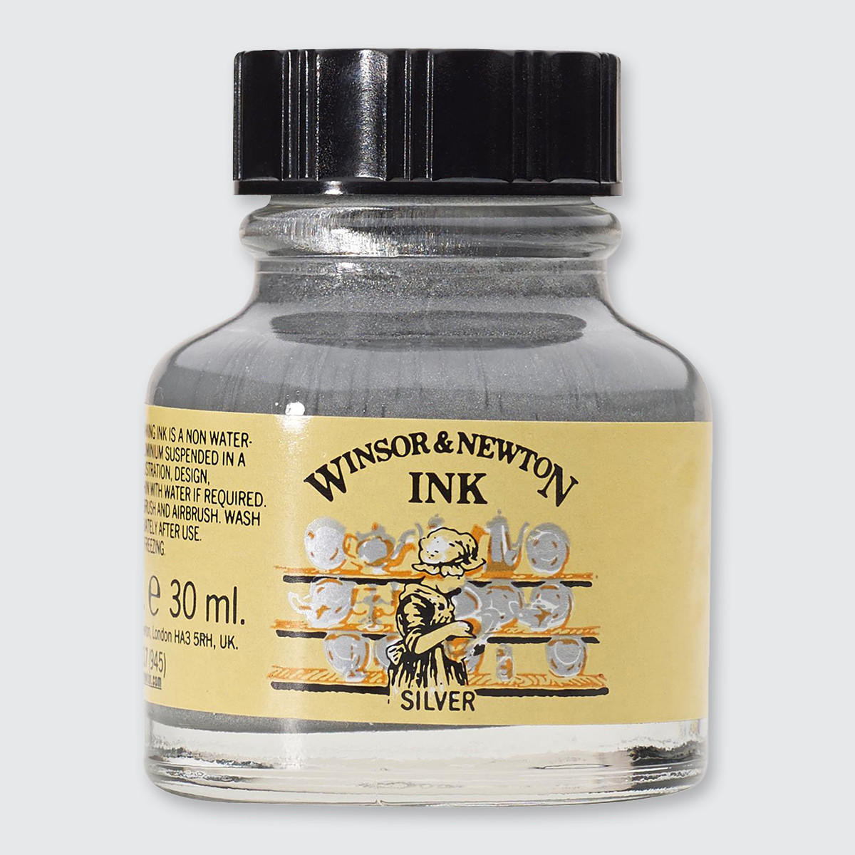 Winsor & Newton Ink 30ml Silver