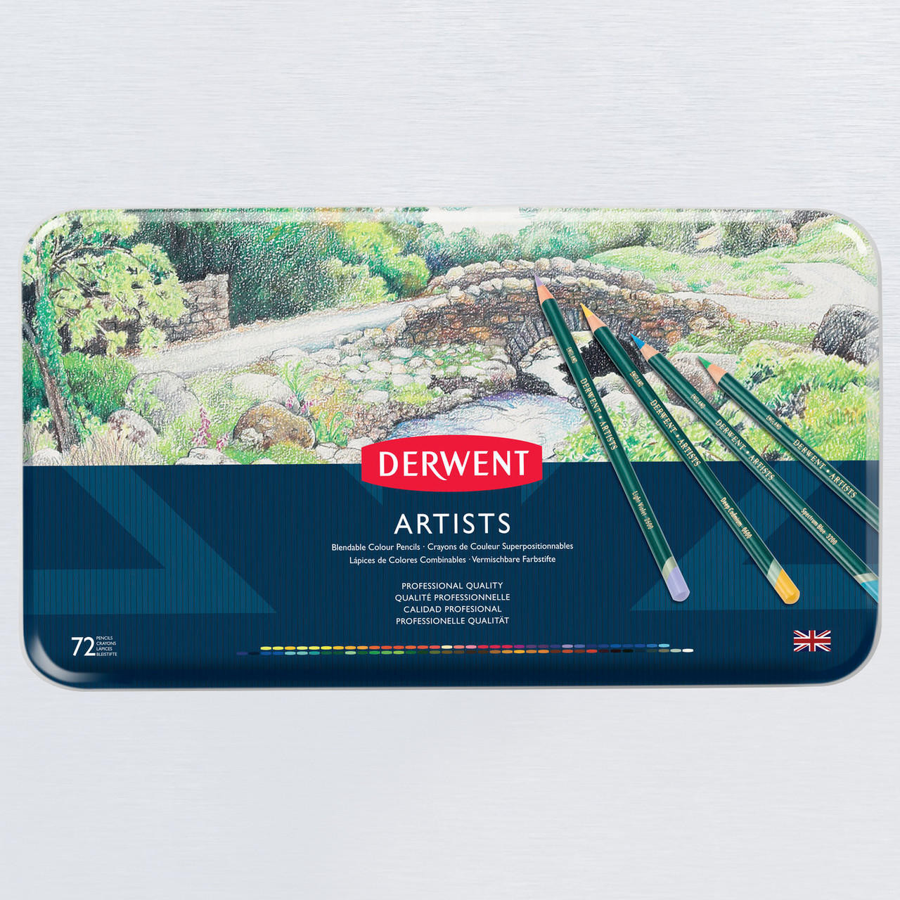 Derwent Artists’ Pencils Tin Set of 72