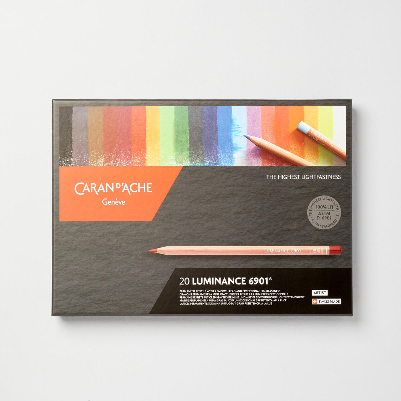 Caran D’ache Luminance 6901 Professional Colour Pencil Box Set of 20