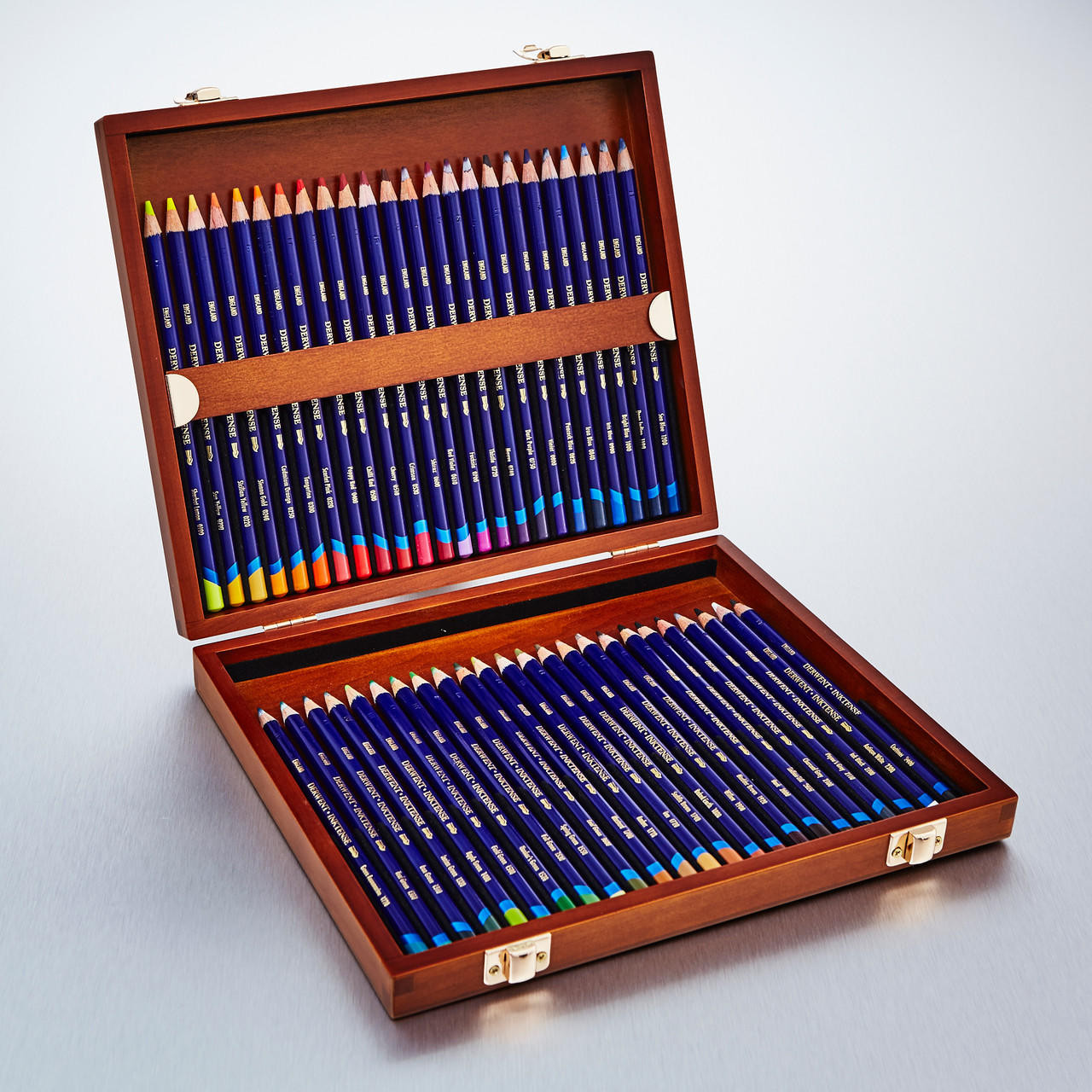 Derwent Inktense Pencils Wooden Box Set of 48