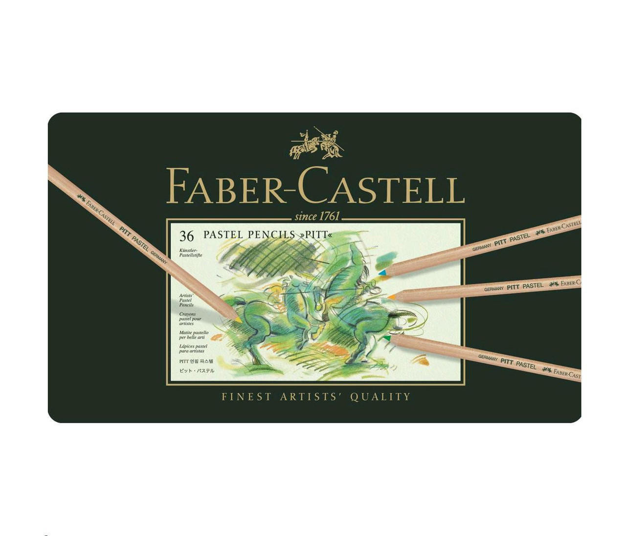 Faber-Castell Faber Castell Pitt Pastel Pencils Tin Of 36