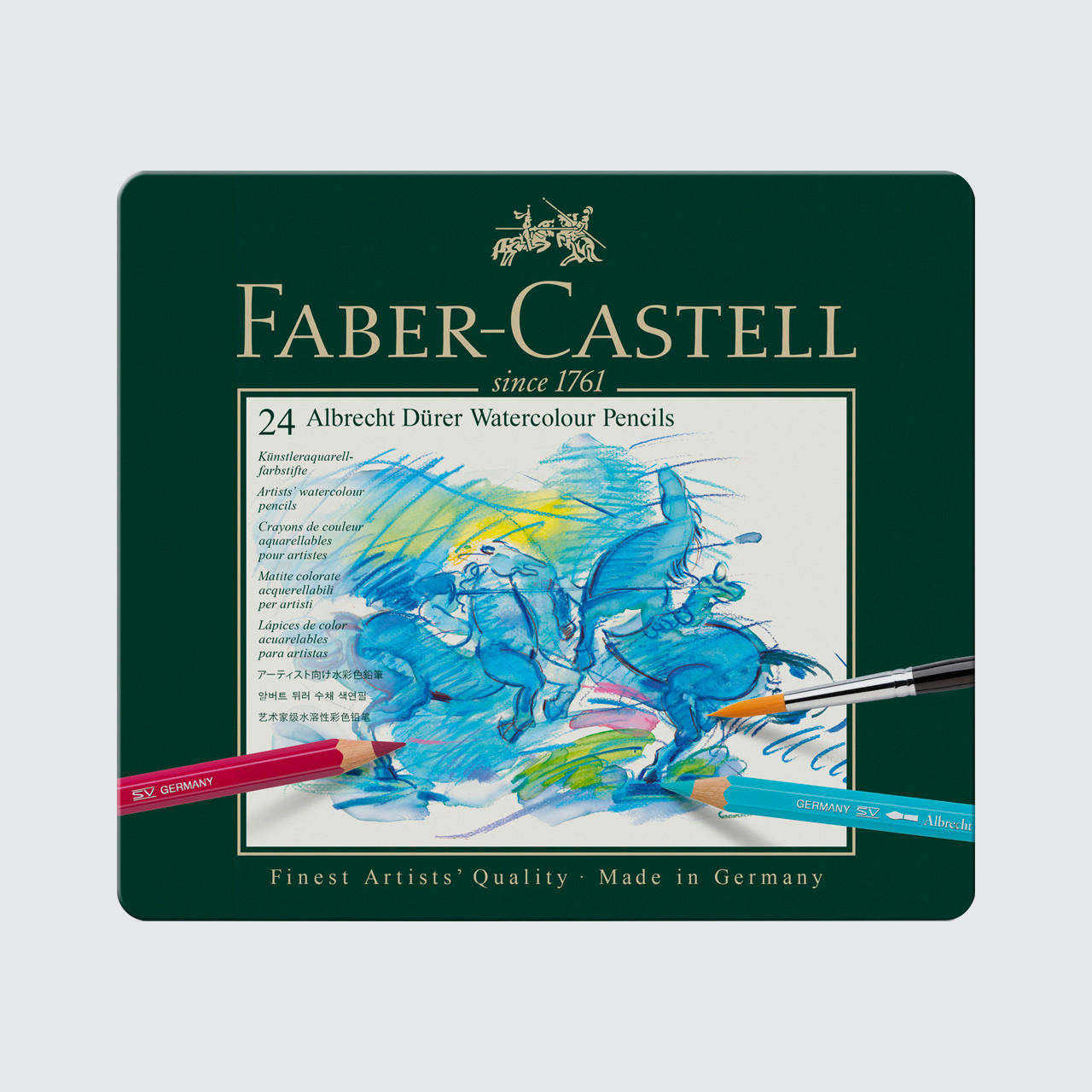 Faber-Castell Albrecht Durer Artists’ Watercolour Pencils Tin Of 24