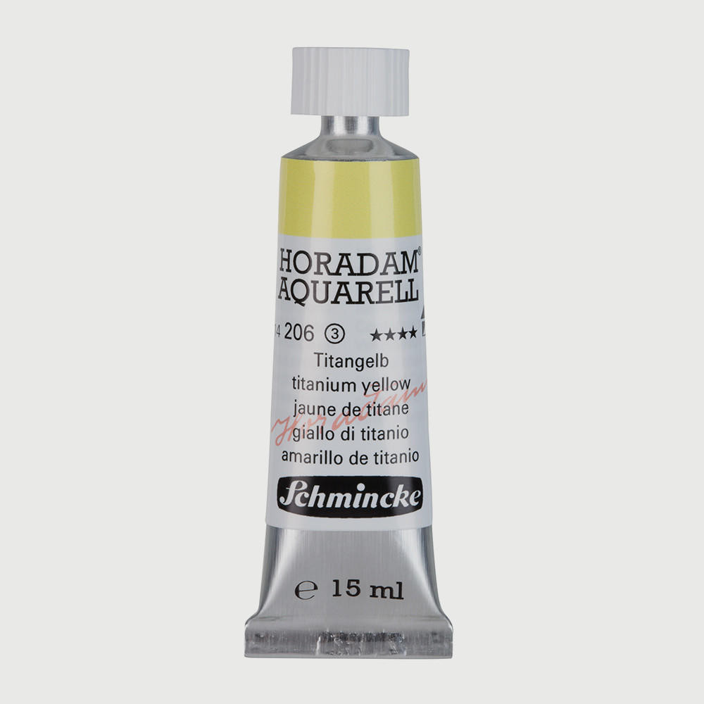 Schmincke Horadam Aquarell Watercolour 15ml Titanium Yellow (206)