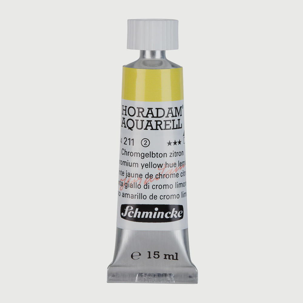 Schmincke Horadam Aquarell Watercolour 15ml Chromium yellow hue lemon No Lead (211)